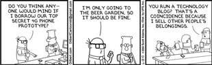 Dilbert: iPhone 4G chronicles