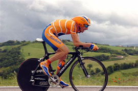 Denis Menchov on the TT bike