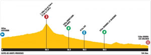 TDF stage 11 profile - field sprint!