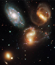 MSNBC picture stories from space, for September 2009: dance of the galaxies