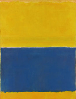 Mark Rothko: Untitled (yellow and blue)
