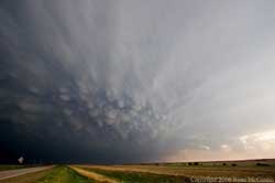 line squall over Kansas